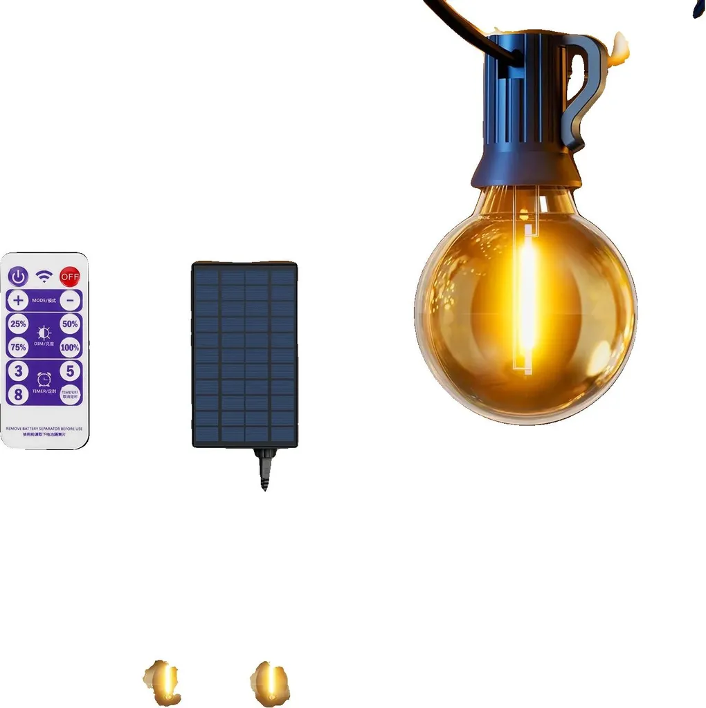 Éclairage solaire extérieur 12m 30 LED sans facture d'électricité