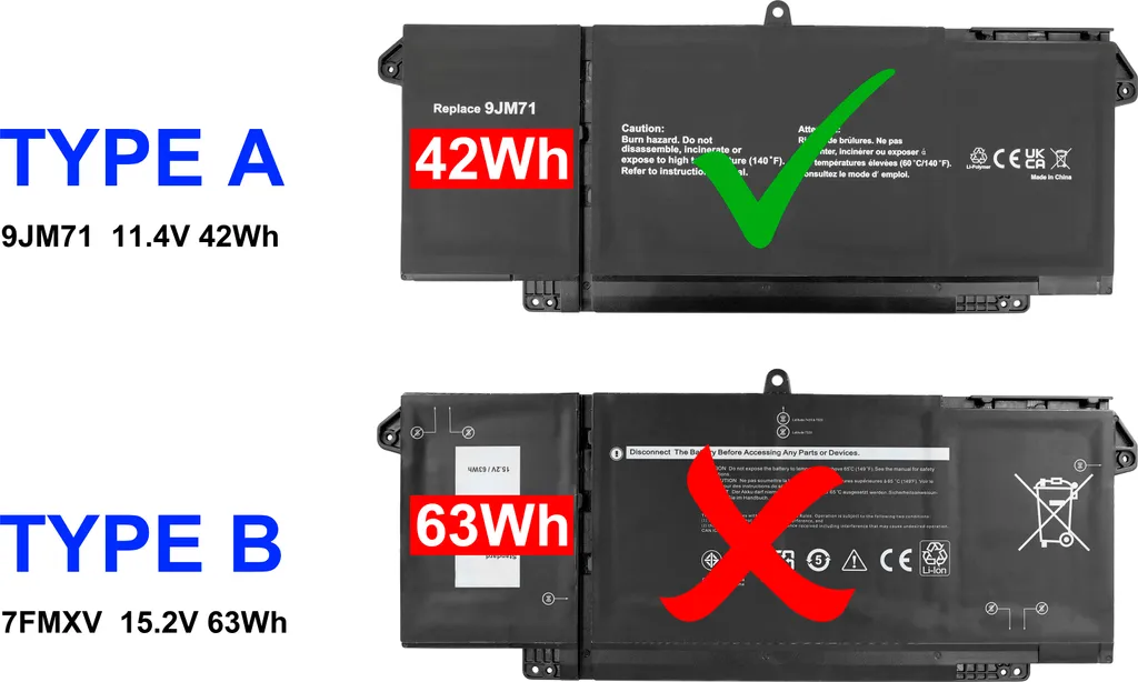 Batteria Dell Latitude 7320 3680mAh - Rigenera il tuo Laptop - 2