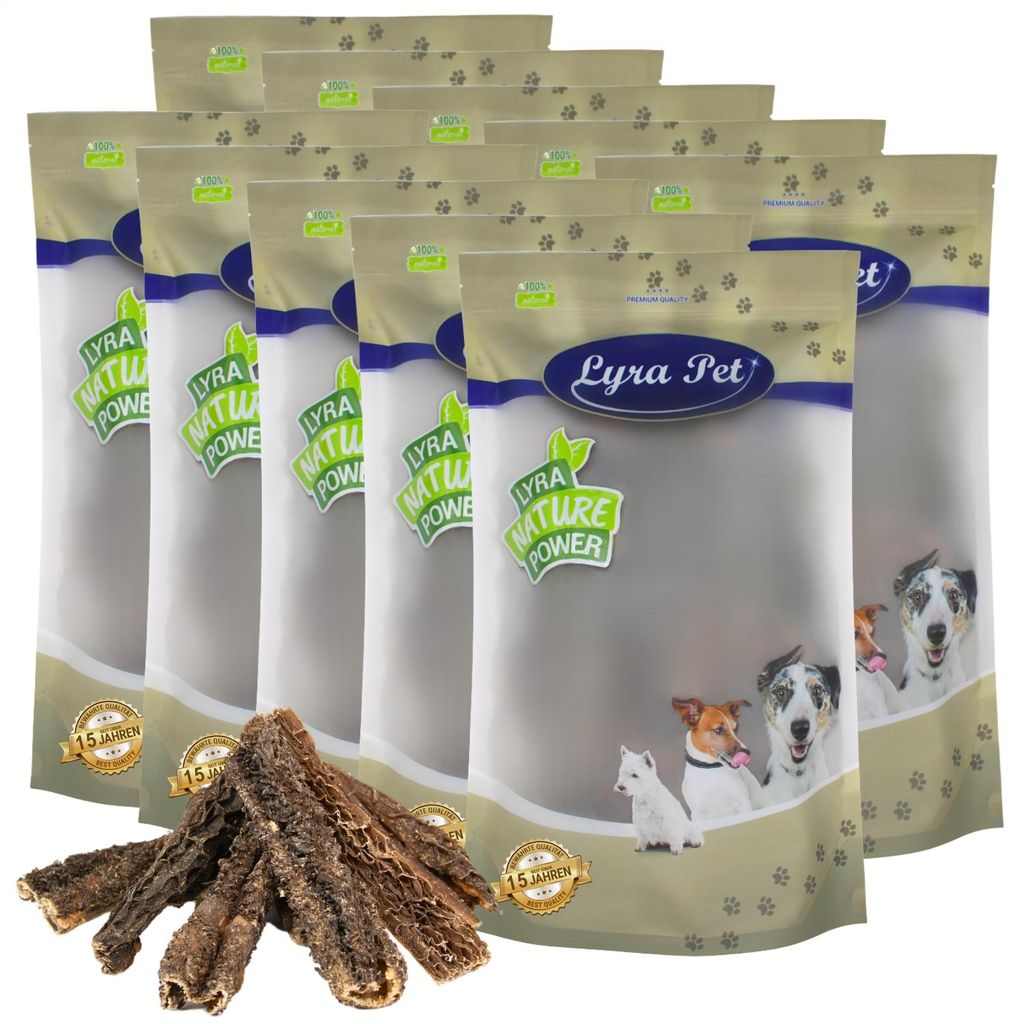 10 kg Lyra Pet® Rinderpansen groß Produktbild 