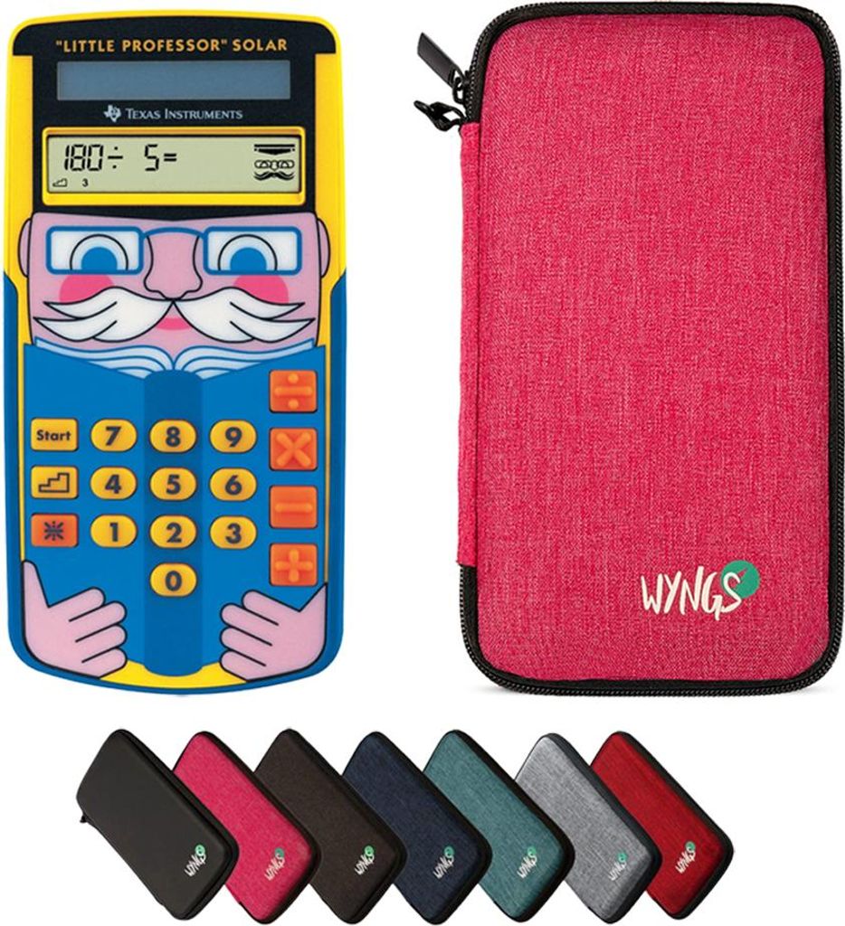 TI-Little Professor inkl. WYNGS Schutztasche Pink - Produktbild 