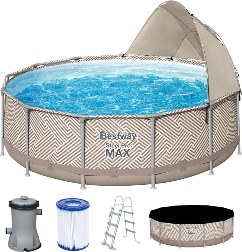 Set completo piscina Bestway® Steel Pro MAX™ Frame con Immagine del prodotto 
