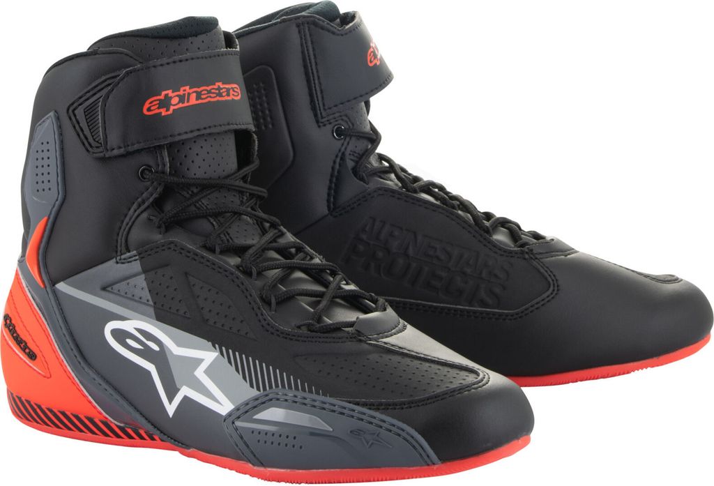 Alpinestars Faster-3 scarpe da moto nero / grigio / Immagine del prodotto 
