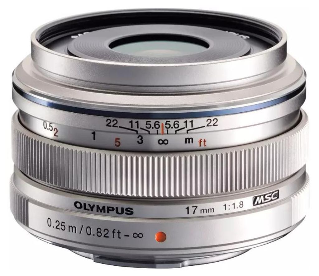 Olympus M.ZUIKO DIGITAL 17mm 1:1.8 Argent Image du produit 