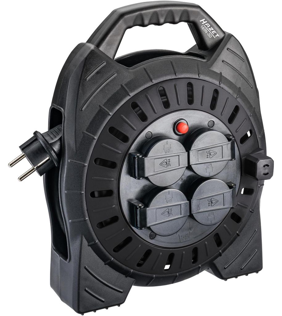 HAZET 161N-3D Kabeltrommel Schwarz - Kabel - Kabeltrommel Produktbild 
