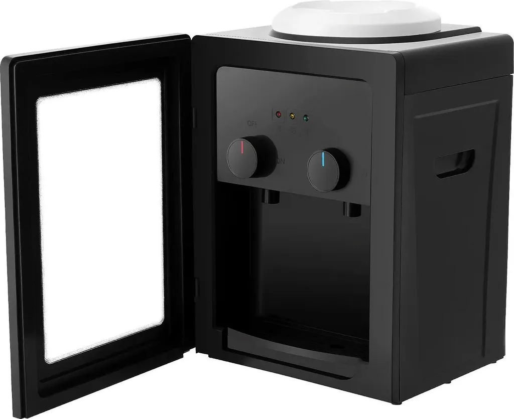 Erogatore Acqua Casa Calda/Fredda Inox Nero 550W - Sicuro e Pratico