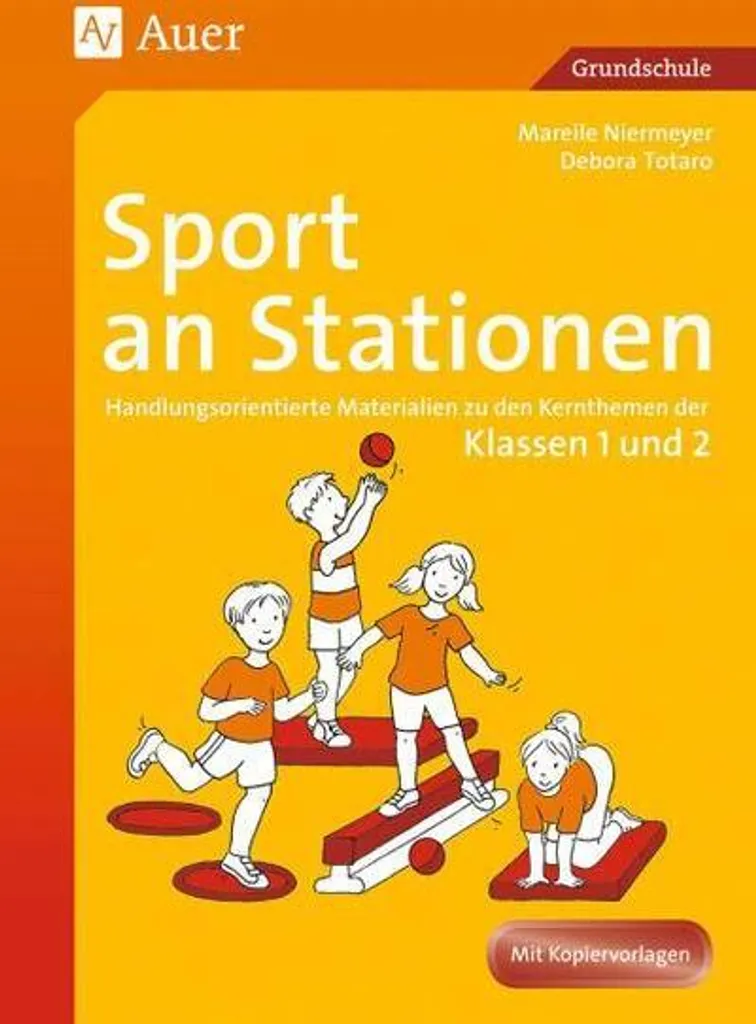 Sport an Stationen 1/2 : Fiches pédagogiques illustrées pour le sport