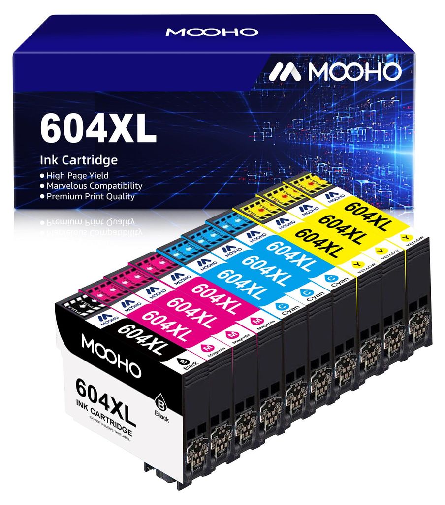 10er-Pack 604 XL 604XL Patronen Kompatible für Epson XP Produktbild 