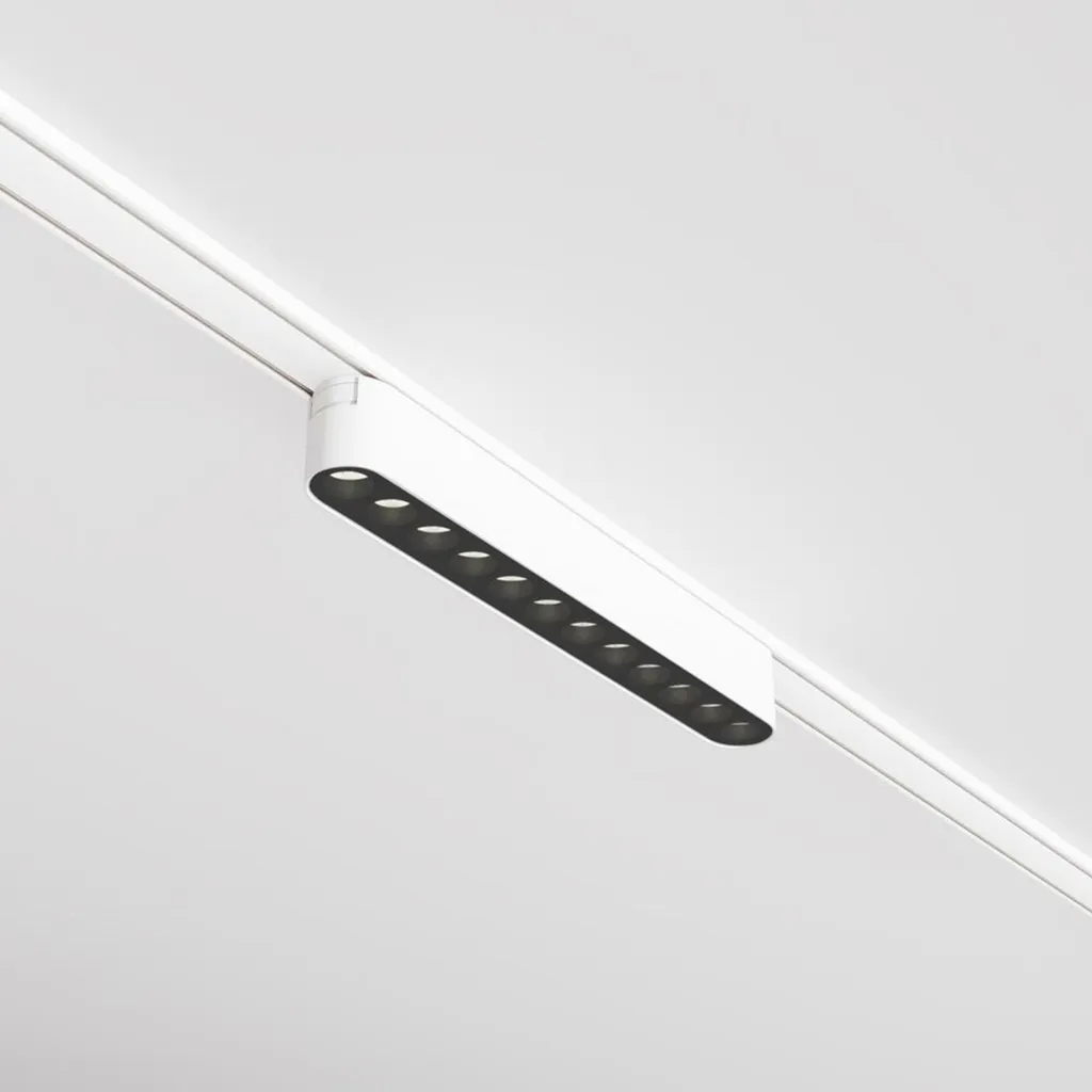 Projecteur de Rail Magnétique Maytoni 12W 4000K Blanc pour Intérieur