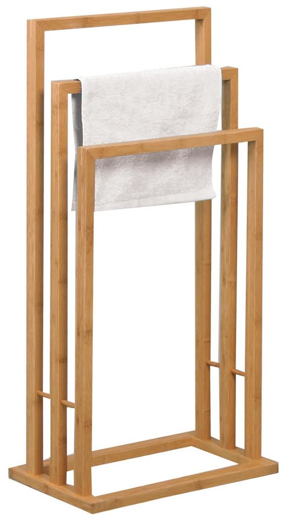 Msv Bamboo Handtuchhalter Golden 42 x 24 x 82 cm Golden 42 Produktbild 