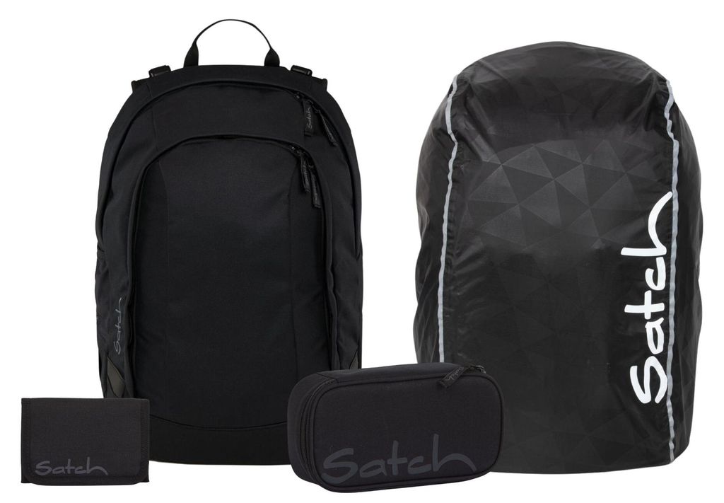 Satch, Schulrucksack-Set AIR Blackjack 4-teilig, ab 4./5. Produktbild 