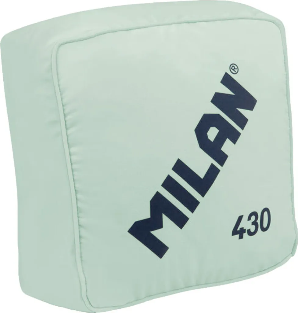 Coussin effaceur Milan 430 gomme verte pour dessin et fournitures scolaires