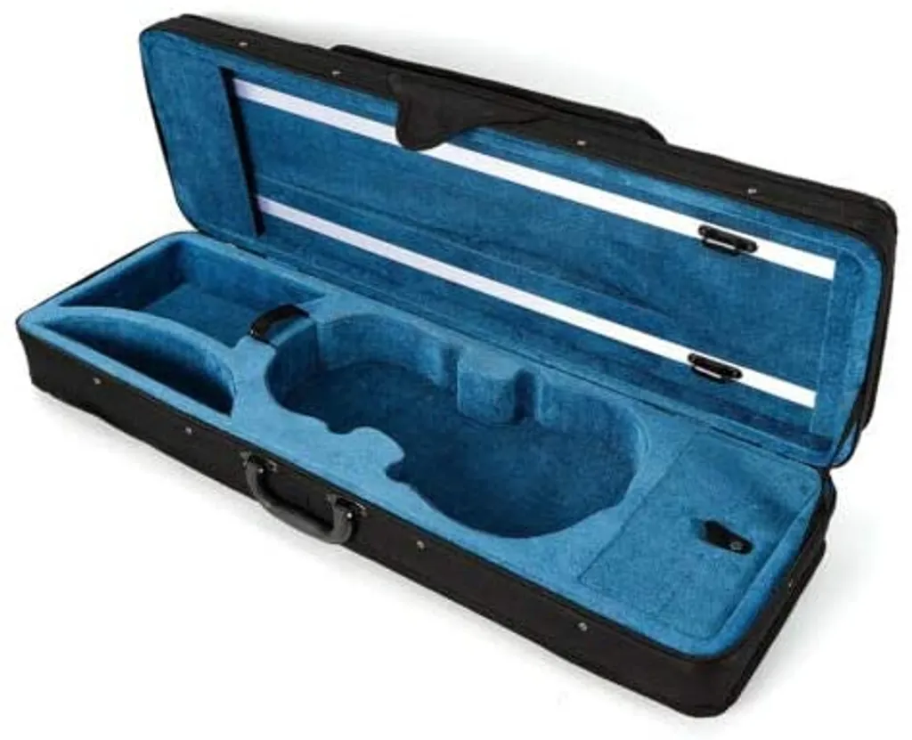 Étui à violon 4/4 léger avec double sangle réglable et intérieur doux