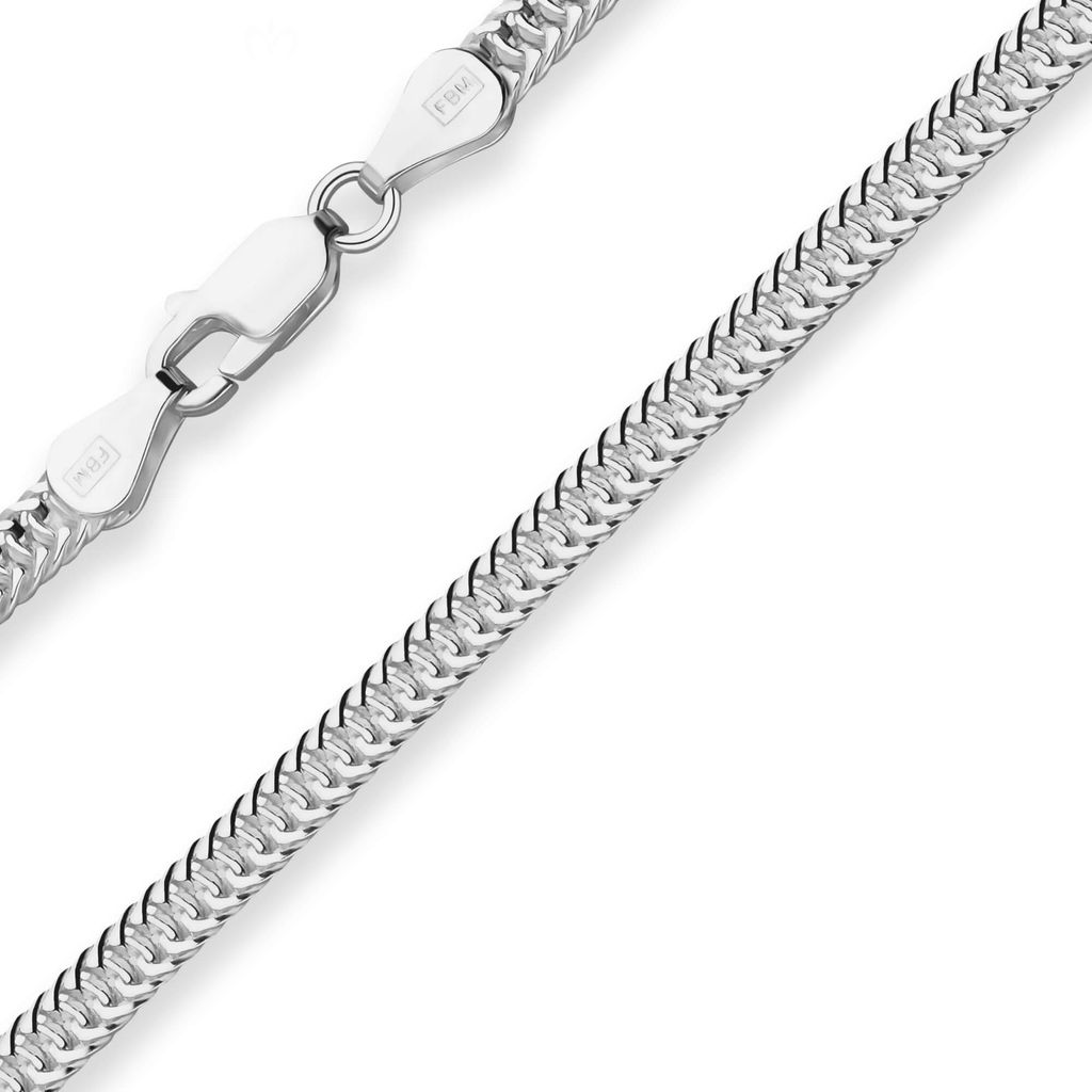3,8mm Armband Fantasiekette Silberarmband Armschmuck aus 925 Silber 19cm