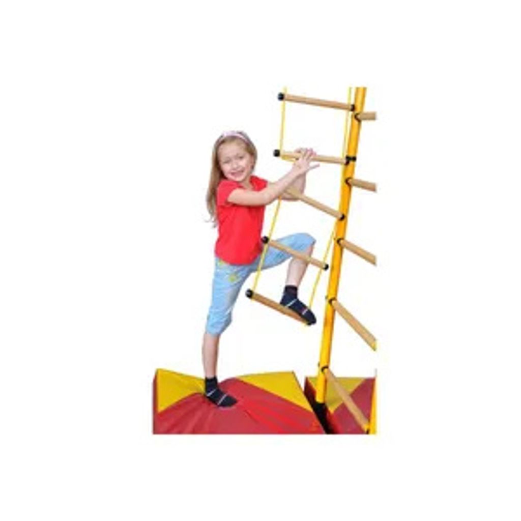 Strickleiter mit 8 Holzsprossen Seilleiter  Kletterleiter Produktbild 3