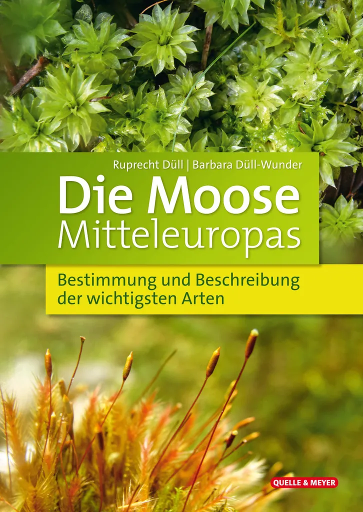 Livre de botanique Die Moose Mitteleuropas pour experts et amateurs