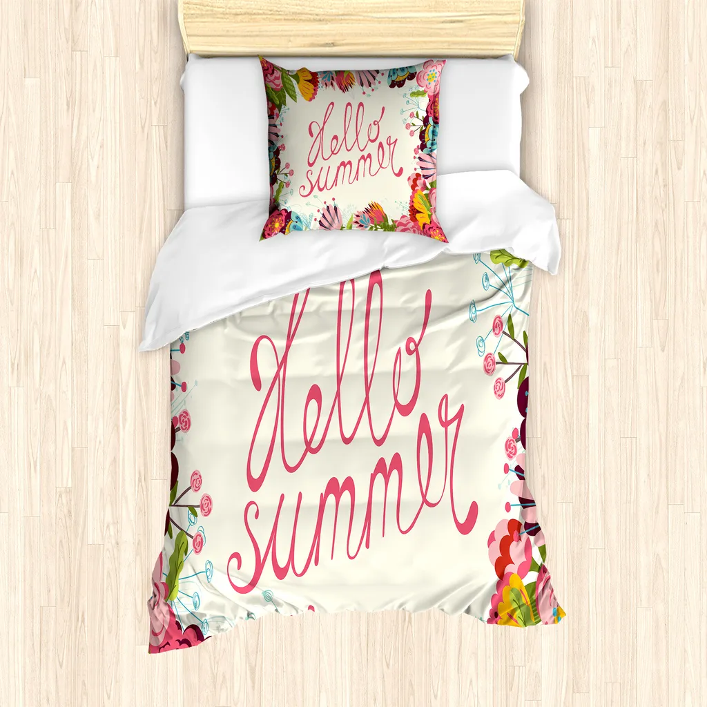 Set Letto Estivo ABAKUHAUS Wildflower 135x200 Multicolore