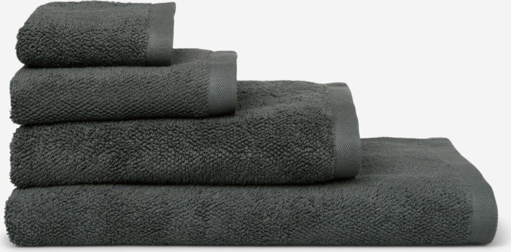 Marc O' Polo Handtuch Timeless Uni Towel Farbe Anthracite Größe 50x100