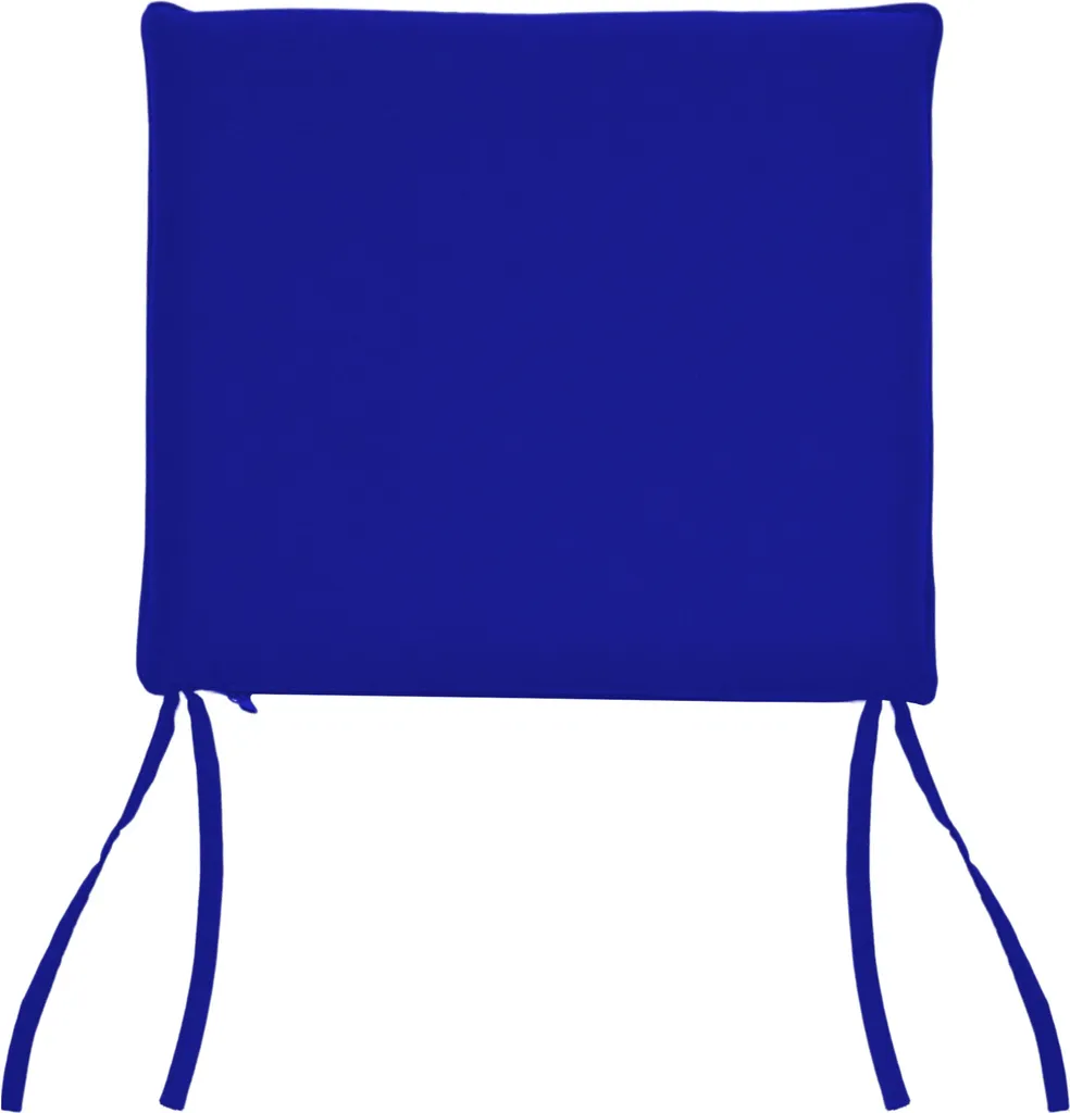 Cuscino per Sedia Pieghevole Teako Design | Blu Poliestere 40x37 cm
