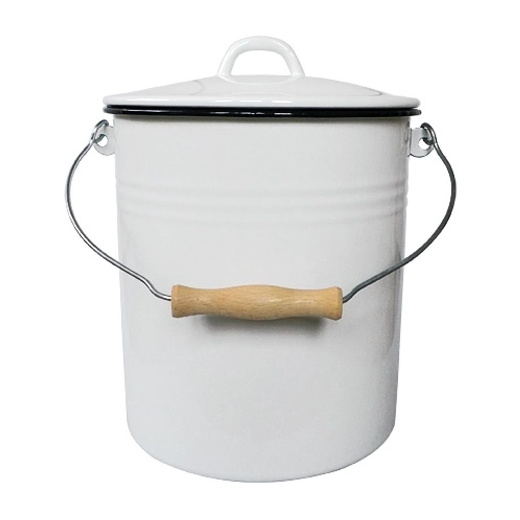 Karl Krüger M10, 10 l, Kulatý, Ocel, Bílá, Dřevo, Manuální, Obrázek produktu 