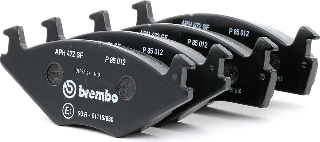 Jeu de plaquettes de frein avant Brembo P 85 012 pour Vento et Cordoba
