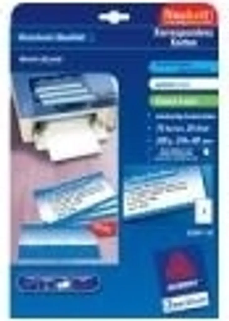 Réalisez vos menus avec le Bloc-notes laser Avery 210x99mm 220g Satiné