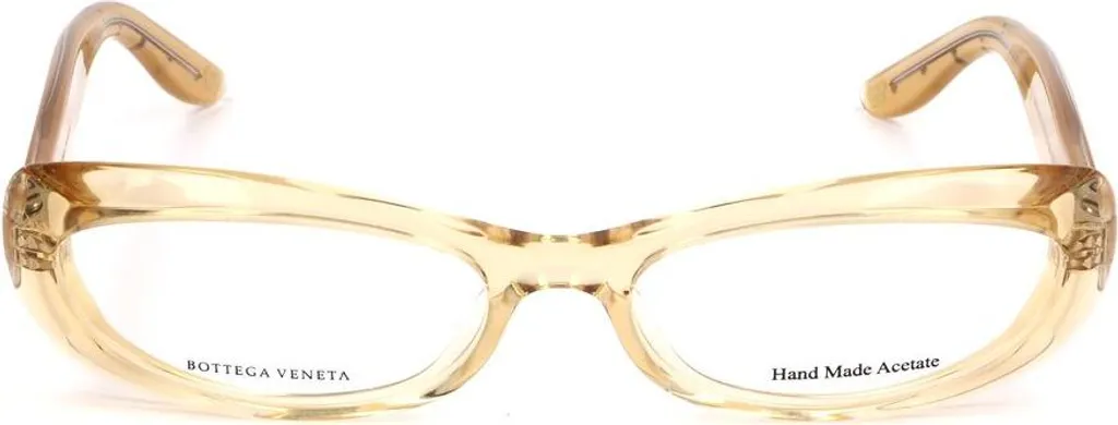 Monture de Lunettes de Vue BV84 Bottega Veneta Rose Cristal et Étui
