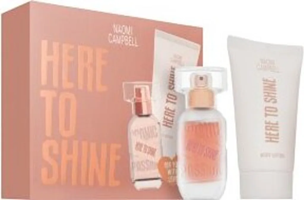 Naomi Campbell Here To Shine Coffret Cadeau Femme Eau de Toilette 15ml