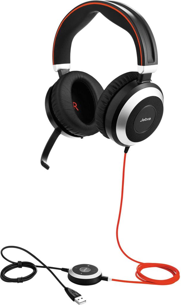 Jabra Evolve 80, Przewodowa, Biuro/centrum telefoniczne, Zdjęcie produktu 