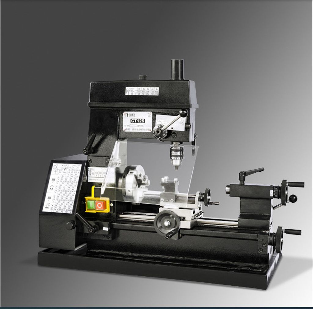 3 v 1 Mini soustruh Vrtací frézka DIY Tool Bench Lathe Obrázek produktu 16