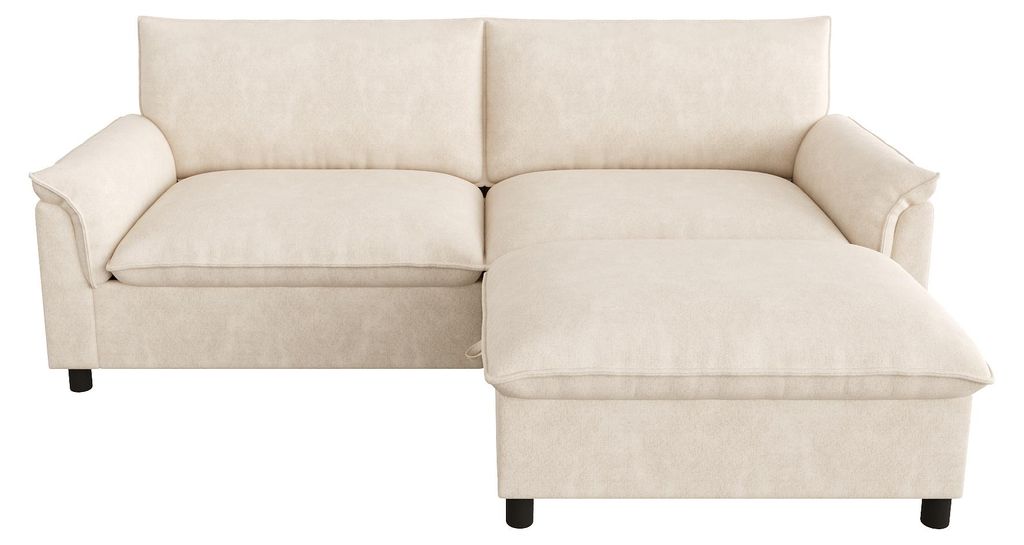 Merax Cloud Sofa 3-Sitzer, Modulares Ecksofa Mit Produktbild 