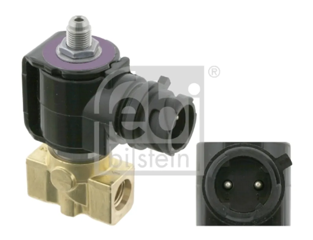 Électrovanne FEBI 27357 Performance - Valve 10 Bar 24V pour Camion RVI