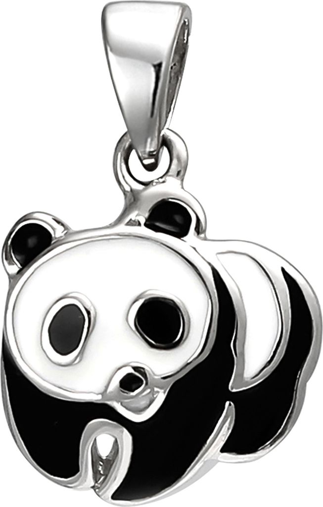 JOBO Kinder Anhänger Panda 925 Sterling Silber Silberanhänger
