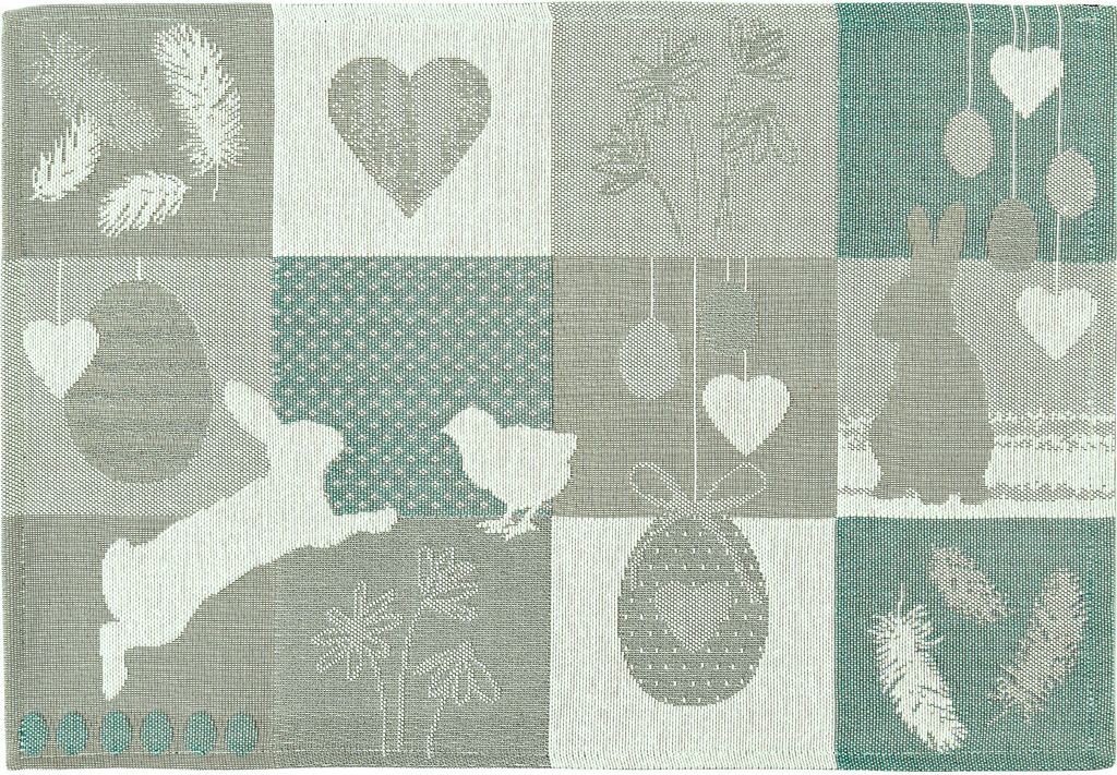 Sander - Gobelin Tischset - Happy Easter - Ostern - Farbe- 16
