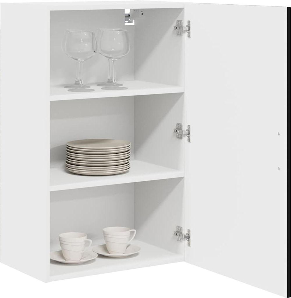 “2026 Modern“ Küchenschrank Kalmar Schwarz 50 x 31 x 80cm Holzwerkstoff - Designermöbel 629343 - Küchenschränke