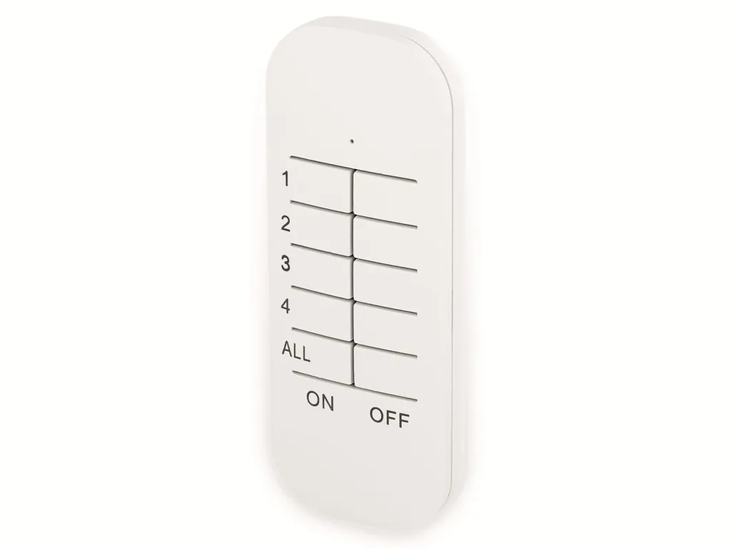 Télécommande sans fil SmartHome 4 canaux avec un interrupteur maître - 2