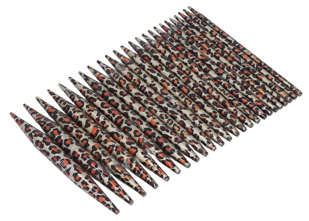 Aiguilles à Tricoter Interchangeables Léopard et Accessoires Couture