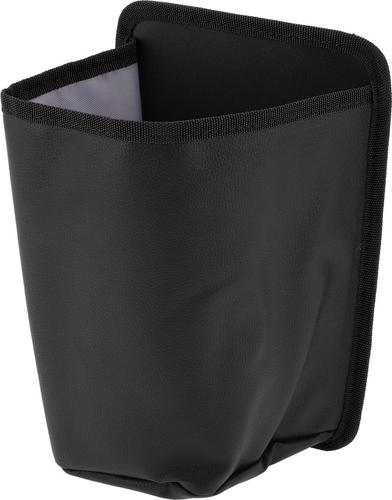 Auto-Mülltonne Vordersitze 6,7" Länge 4,7" Breite 9,8" Höhe Auto-Müllbehälter Kunstleder Schwarz Hängend