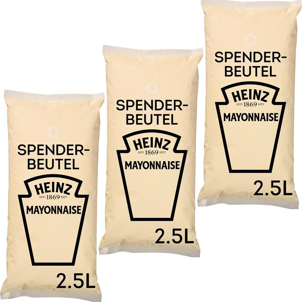 Heinz Mayonnaise średnio gęsty kremowy świeży majonez 3x Zdjęcie produktu 