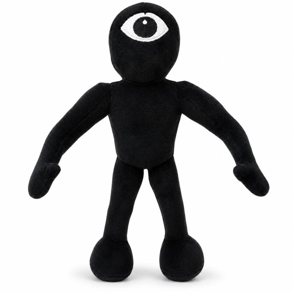 Wiztex Rob-lox Plüschtier Kollektion Schwarz - Black Eye Produktbild 
