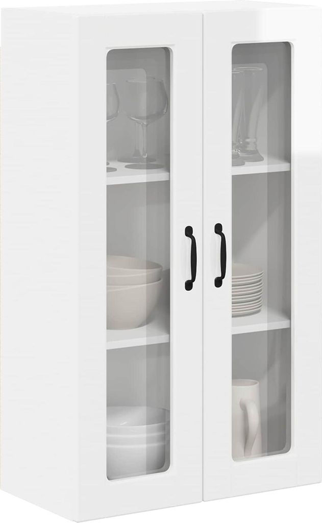 Küchenschrank Hochglanz Weiß 60 x 31 x 100 cm Holzwerkstoff