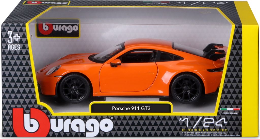 Porsche 911 GT3 oranžová 1:24 BBURAGO Obrázok produktu 6