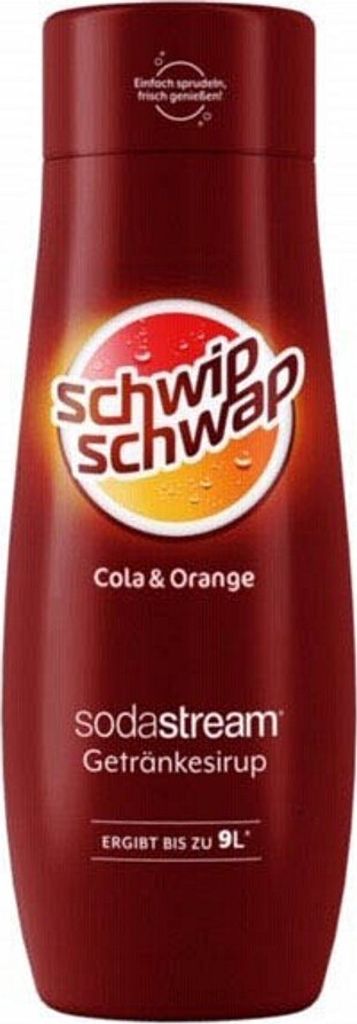 A bottle of Sodastream Schwipp Schwapp syrup.