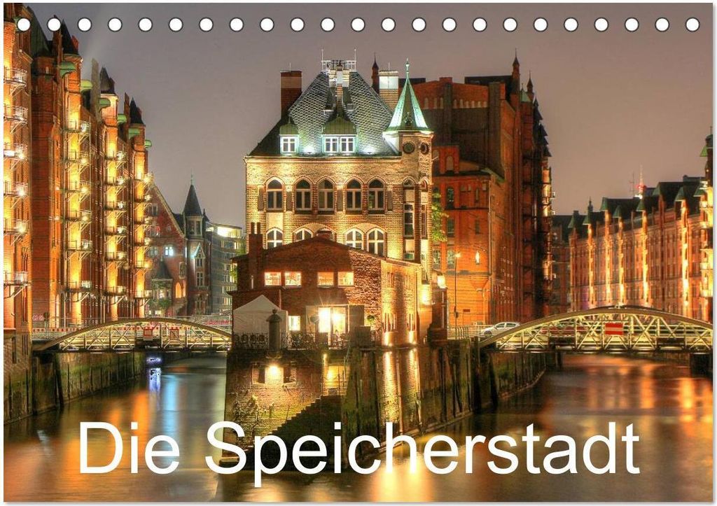 Die Speicherstadt (Tischkalender 2026 DIN A5 quer), CALVENDO Monatskalender