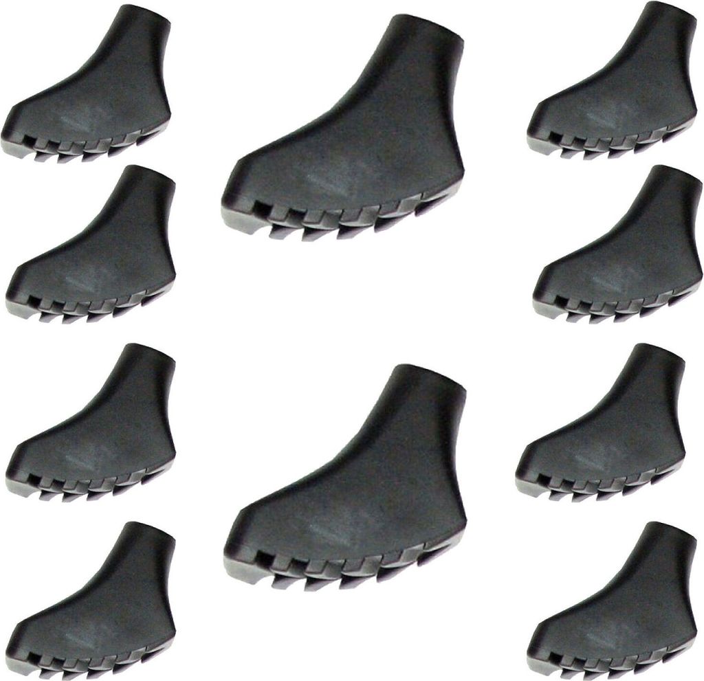 10x Nordic Walking Gummipads Pads Puffer Gummi Gummipuffer Produktbild 