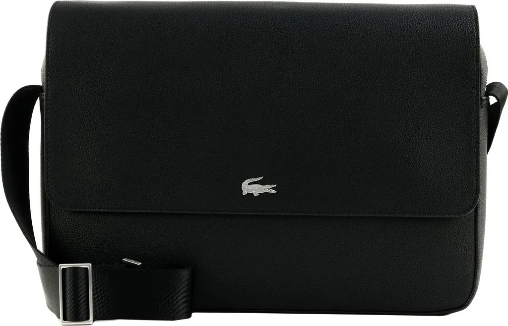 Sacoche Lacoste noire : protégez votre tablette dans ce Messenger Bag