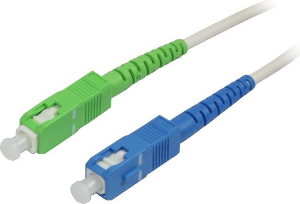 SYNERGY 21 LWL-1-Faser-Patchk. 0.5mtr.SC-SC(APC8Grad), 9/125u, Schrägschliff, Synergy21 (S215624)