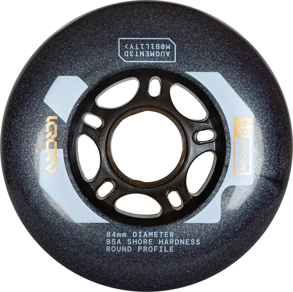 Roues Iqon Access 84mm 85A Gris Foncé - Haute Résistance et Durabilité