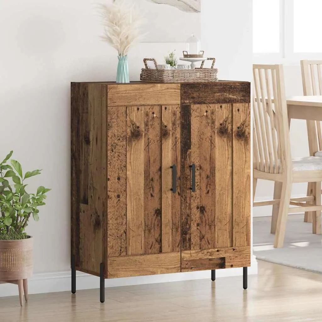 Mobile Buffet vidaXL Industrial - Legno di Recupero e Metallo 90cm