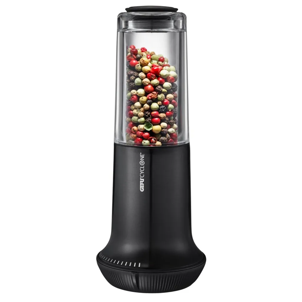 GEFU X-PLOSION Misura M Nero: Macina Pepe Professionale con Sistema CYCLONE