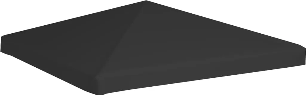 Copertura Cloris 3x3 Gazebo Nero | Telo 270g/m² PVC Impermeabile
